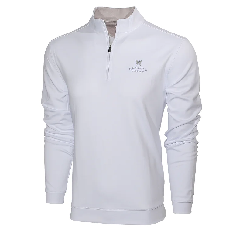 Men's Ribbed Pullover in Mustard Yellow for a Pop of Color in Autumn Diaz Pullover - Bandon Trails