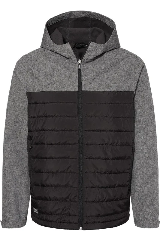Men down jackets with a recycled down fill for an eco - conscious choice DRI DUCK Pinnacle Soft Shell Puffer Jacket