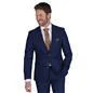 Men Blazers with Checkered Patterns for a Preppy Style​ Elegant Mens Blue Brown Check Blazer Tailored Fit for Weddings