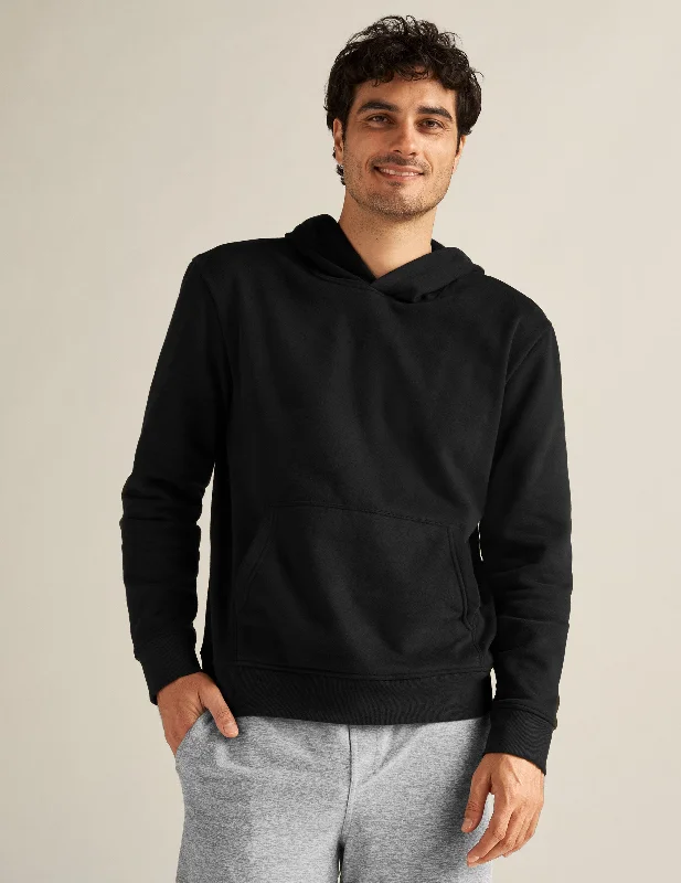 Men's Fuzzy Mohair - Blend Pullover in Light Pink for a Soft and Stylish Look Every Body Hoodie