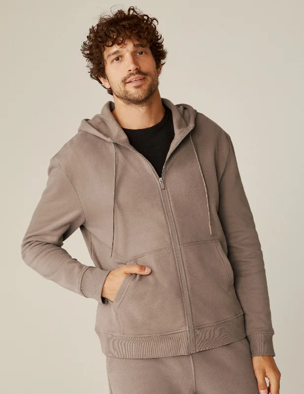 Plus Size Men's Henley - Style Pullover in Burgundy with Buttons for a Stylish and Comfortable Look Every Body Zip Front Hoodie