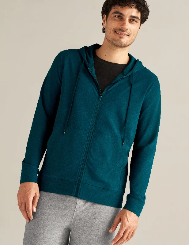 Men's Mock - Neck Pullover in Charcoal for a Modern and Sleek Appearance Freefit Men's Zip Hoodie