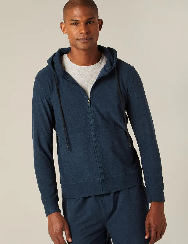 Men's Mock - Neck Pullover in Charcoal for a Modern and Sleek Appearance Freefit Men's Zip Hoodie