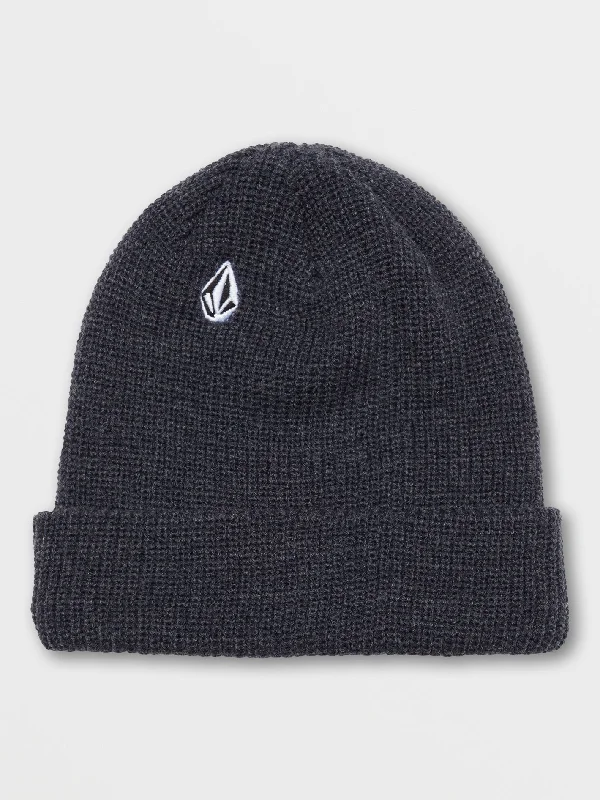 Slim - fit men hoodie to pair with skinny jeans Full Stone Beanie - Charcoal Heather