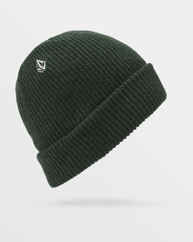 Camouflage - pattern men hoodie for outdoor enthusiasts Full Stone Beanie - Dark Forest