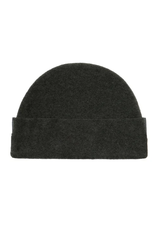 Men fleece - lined work gloves for outdoor labor BEANIE W/FOLDED EDGE - 1008C - FORREST