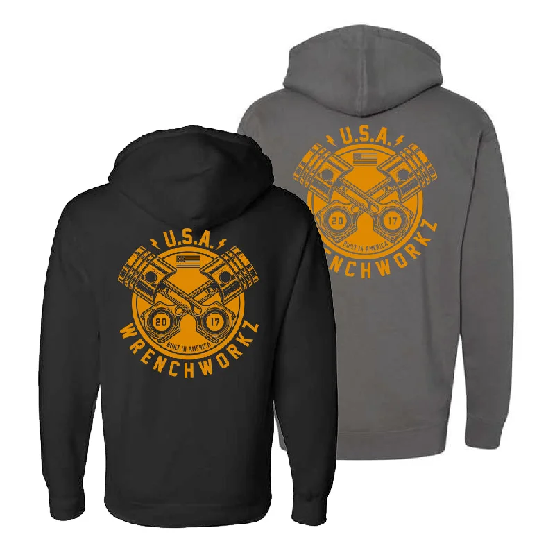 Men sweatshirt with a high - neck for added style Horsepower Sweatshirt