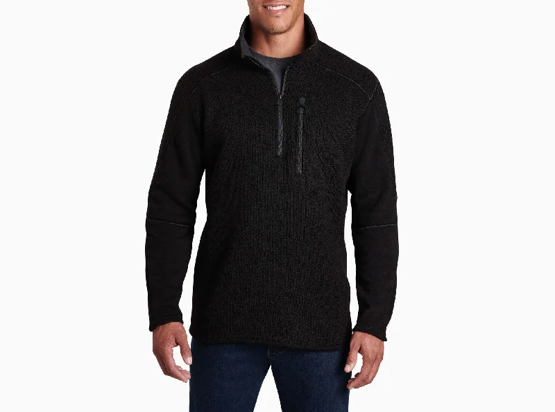 Men fleece beanies with a pom - pom for a trendy look Interceptr 1/4 Zip