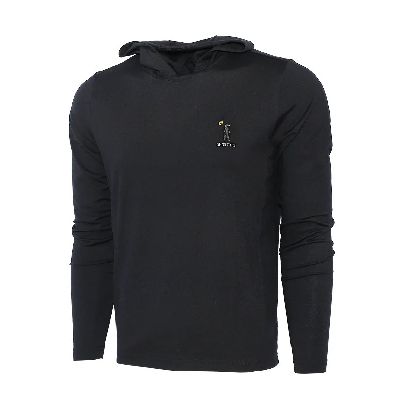 Plus Size Men's Puffer - Style Pullover in Black for Maximum Warmth and Style Jackson Pullover Hoodie - Shorty's