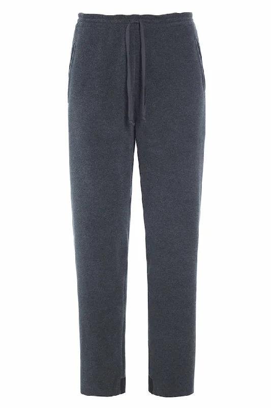 Men fleece - trimmed flannel shirts for a rustic charm JOGGING PANTS MEN - 1017C - GREY