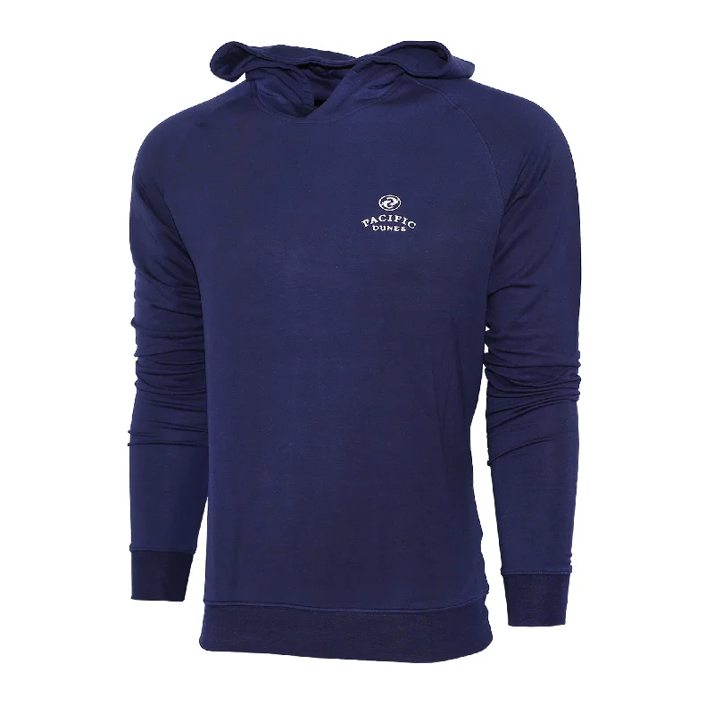 Men's Fleece - Lined Pullover in Brown for Outdoor Activities in Winter Lawson Pullover Hoodie - Pacific Dunes