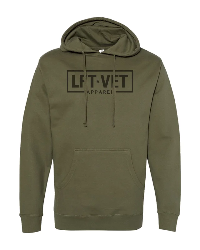 Men's Shearling - Lined Pullover in Tan for a Rugged and Warm Winter Ensemble LFTVET Original- Army Green