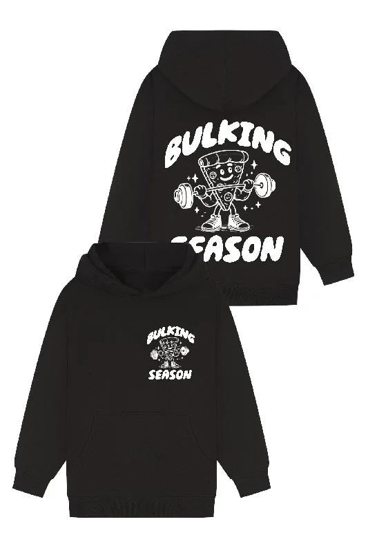 Slim - fit men hoodie to pair with skinny jeans Little Apes Bulking Season Hoodie - Black