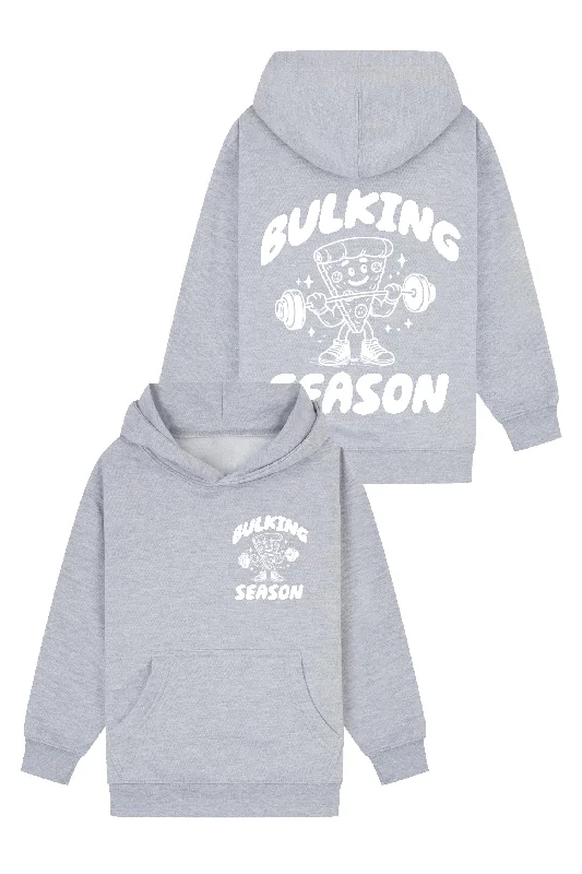 Luxury men hoodie made from cashmere - blend material Little Apes Bulking Season Hoodie - Sports Grey