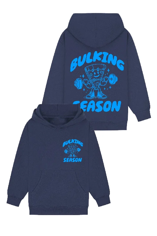 Halloween - themed men hoodie with spooky prints Little Apes Bulking Season Hoodie - Navy