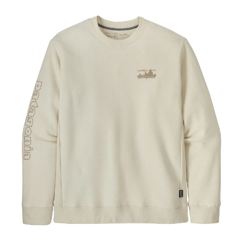 Men's V - Neck Cashmere Pullover in Beige for a Luxurious and Sophisticated Style '73 Skyline Uprisal Crew Sweatshirt