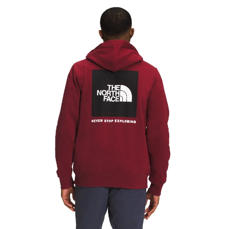 Tall Men's Longline Pullover in Gray for a Relaxed and Fashionable Look Men's Box NSE Pullover Hoodie