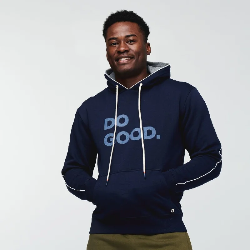 Men's Fuzzy Mohair - Blend Pullover in Light Pink for a Soft and Stylish Look Men's Do Good Pullover Hoodie