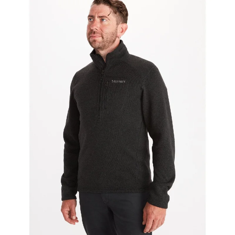 Men fleece zip - up hoodies for outdoor adventures Men's Drop Line 1/2 Zip