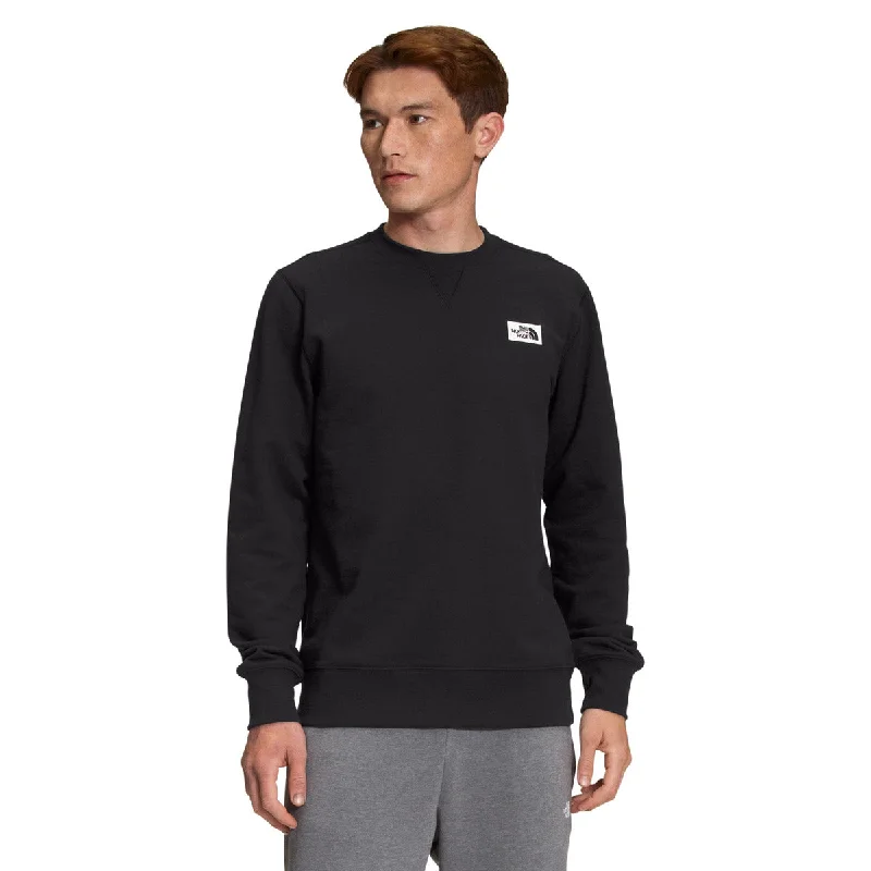 Men's Graphic Print Pullover in White with a Retro Design for a Trendy Streetwear Look Men's Heritage Patch Crew