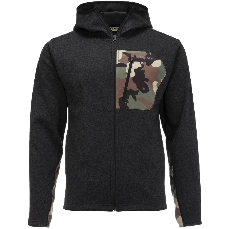 Men's Metallic - Trimmed Pullover in Silver for a Glamorous Party Outfit Men's Simms CX Hoody
