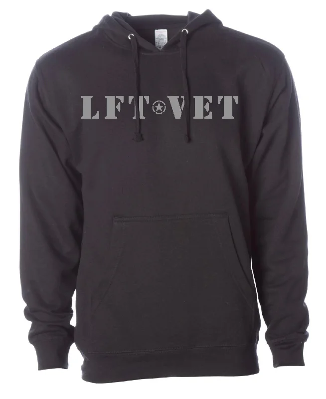 Plus Size Men's Long - Sleeve Thermal Pullover in Black for Extra Warmth in Cold Weather MASH Hoodie