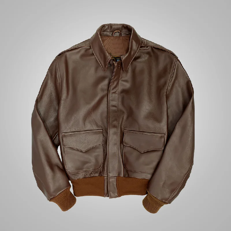 Men leather peacoats with a wool - blend lining for extra warmth in cold weather Men B3 Flying RAF Aviator Sheepskin Leather Jacket