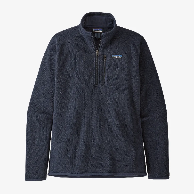 Men fleece bomber jackets with a stylish ribbed collar Men's Better Sweater® 1/4-Zip