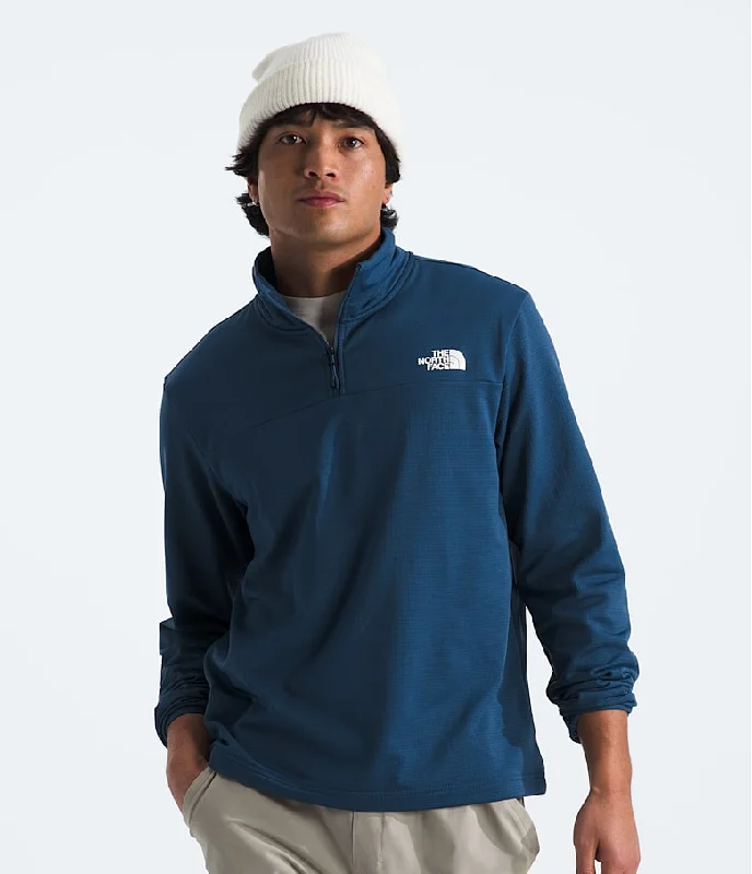Men fleece - trimmed parkas for extreme cold conditions Men's Cedar Trail Grid Fleece 1/4 Zip
