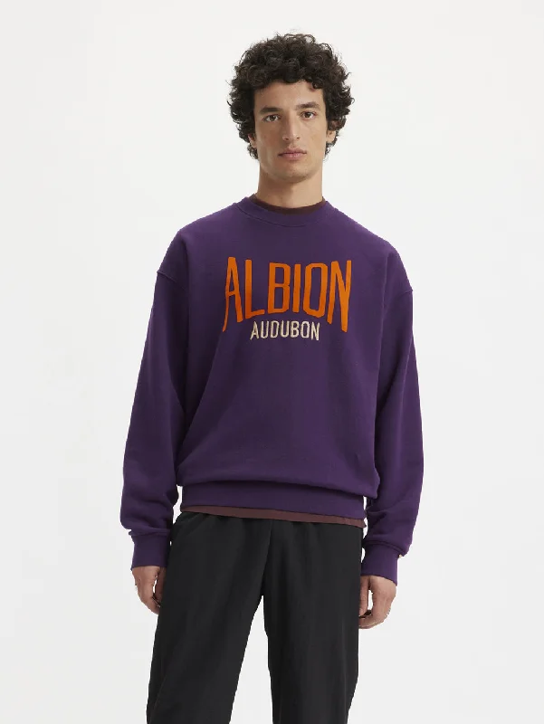 Striped men sweatshirt with a nautical theme Men's Gold Tab Men's Crewneck Sweatshirt