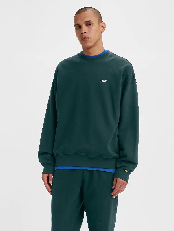 Organic cotton men sweatshirt for eco - conscious buyers Men's Gold Tab Men's Crewneck Sweatshirt
