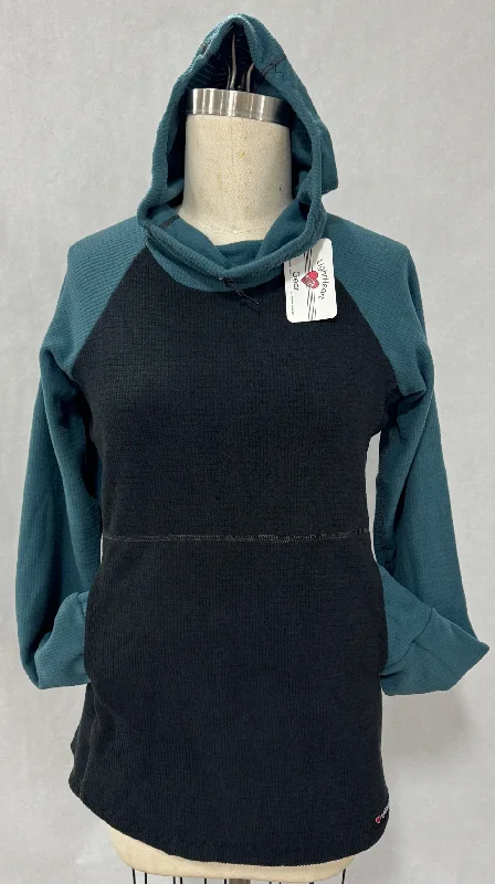 Men fleece beanies with a pom - pom for a trendy look Men's Hoodie - Black w/ Moroccan sleeves & hood