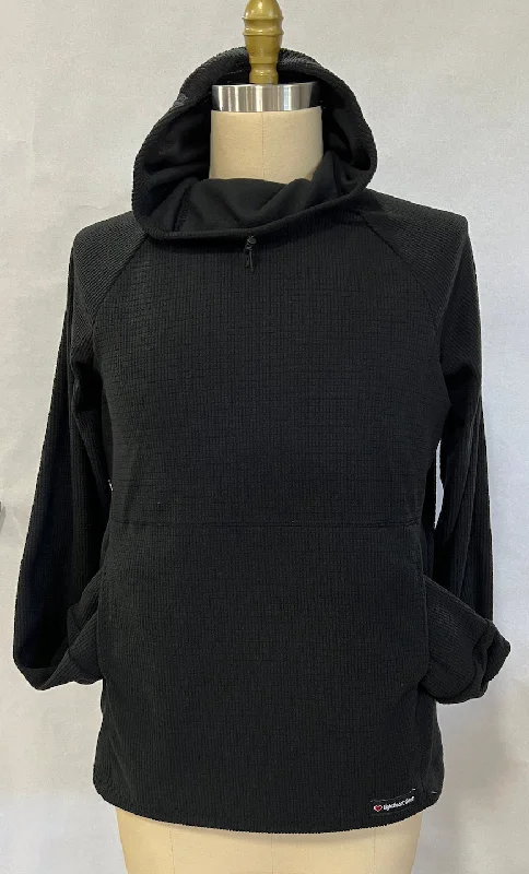Men fleece - paneled cycling jerseys for bike rides Men's Hoodie - Black