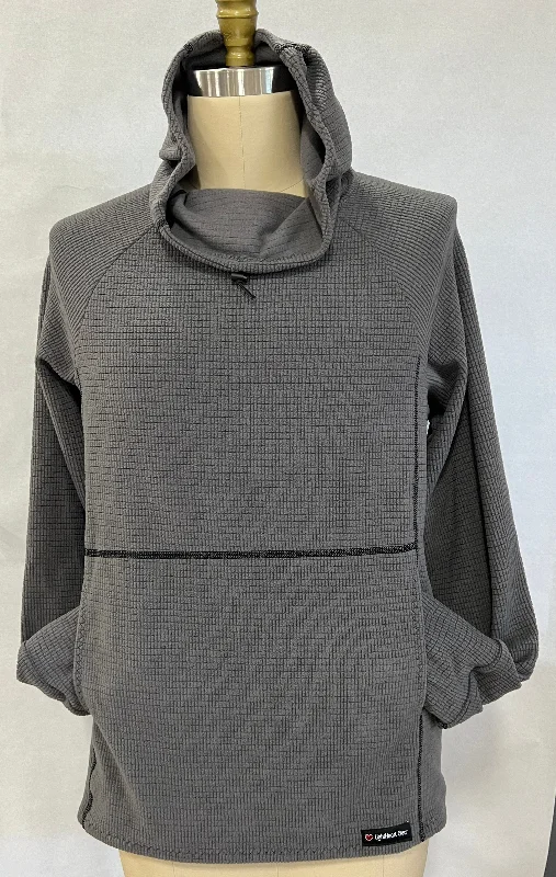Men fleece - backed compression shirts for workouts Men's Hoodie - Gray