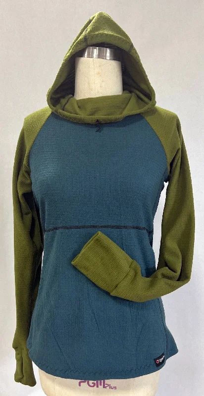 Men fleece - trimmed parkas for extreme cold conditions Men's Hoodie - Moroccan w/ Olive sleeves & hood