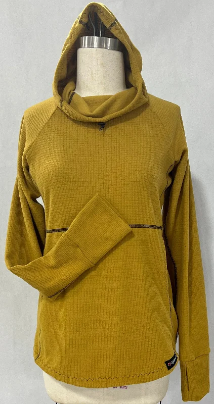 Men fleece - lined trucker hats for a casual look Men's Hoodie - Mustard