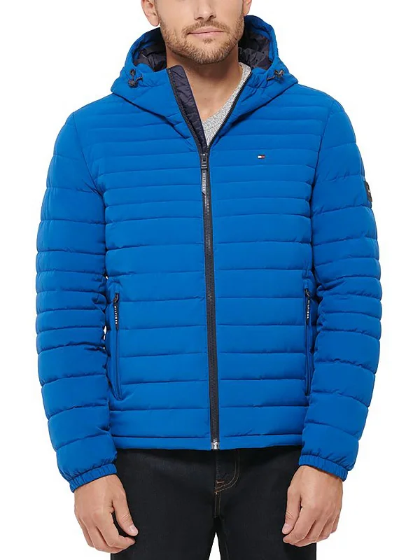 Camouflage men down jackets for outdoor hunting and adventure Mens Insulated Hooded Puffer Jacket