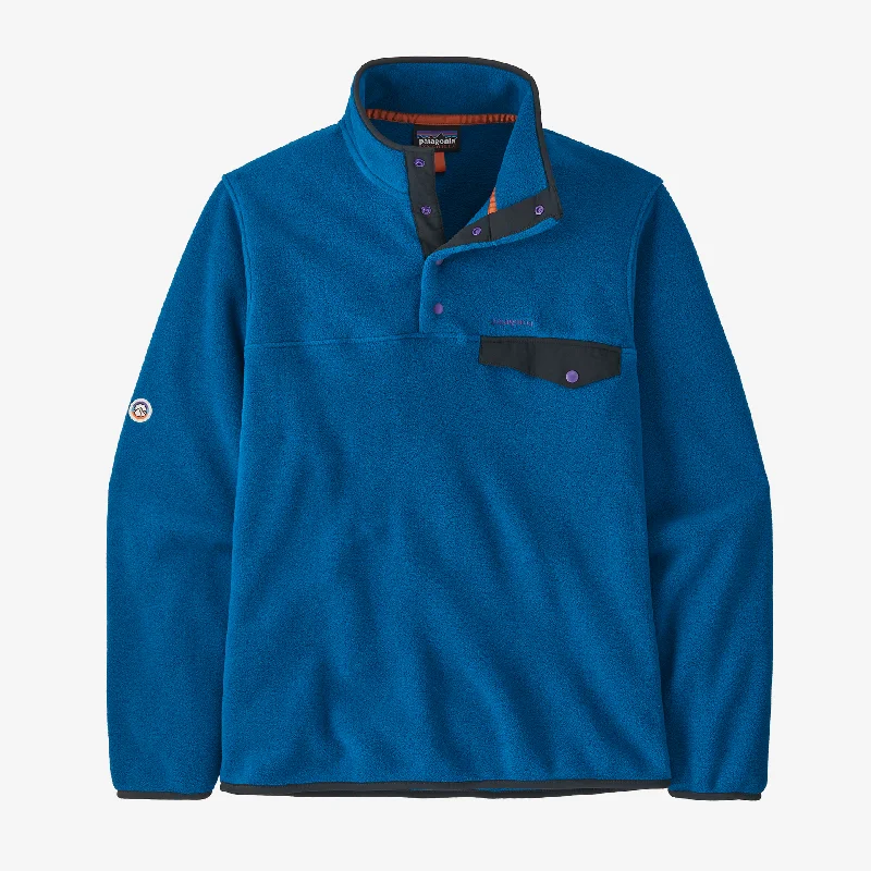 Men fleece tracksuits for athletic training sessions Men's Lightweight Synchilla® Snap-T® Pullover