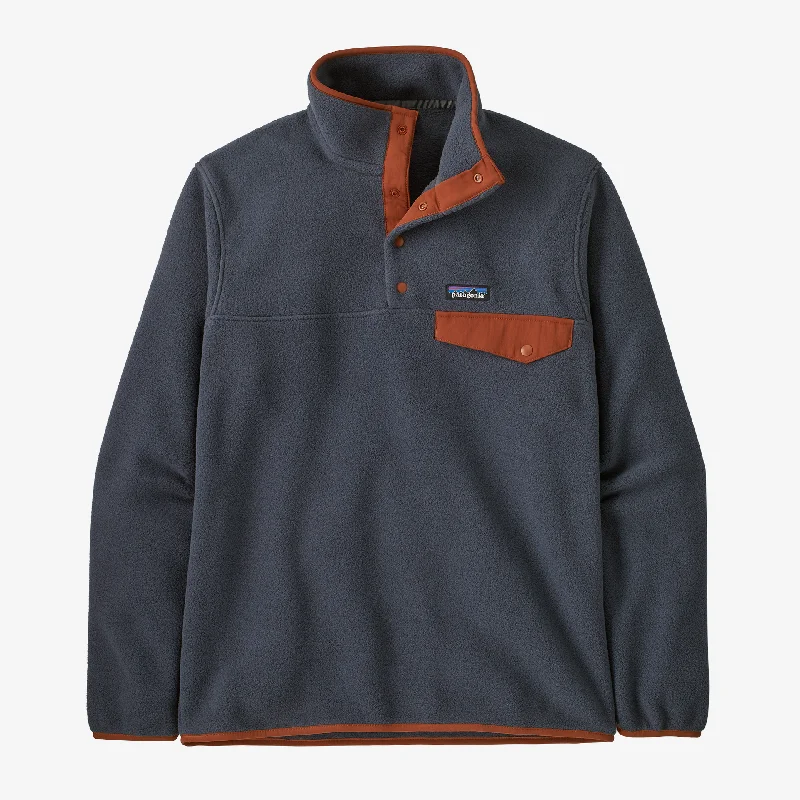 Men fleece - trimmed parkas for extreme cold conditions Men's Lightweight Synchilla® Snap-T® Pullover