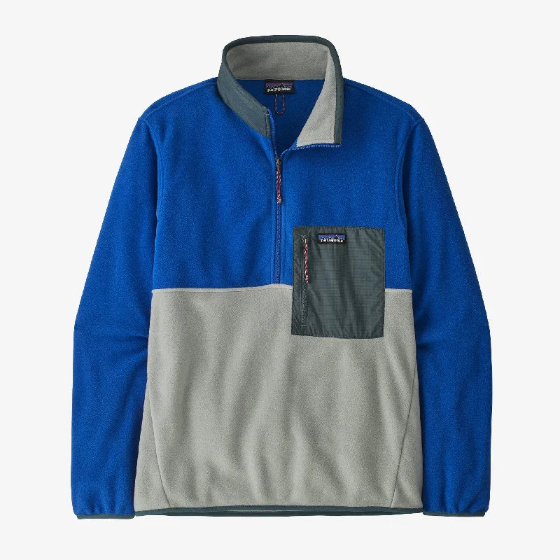 Men fleece - filled down vests for lightweight warmth Men's Microdini 1/2-Zip Pullover