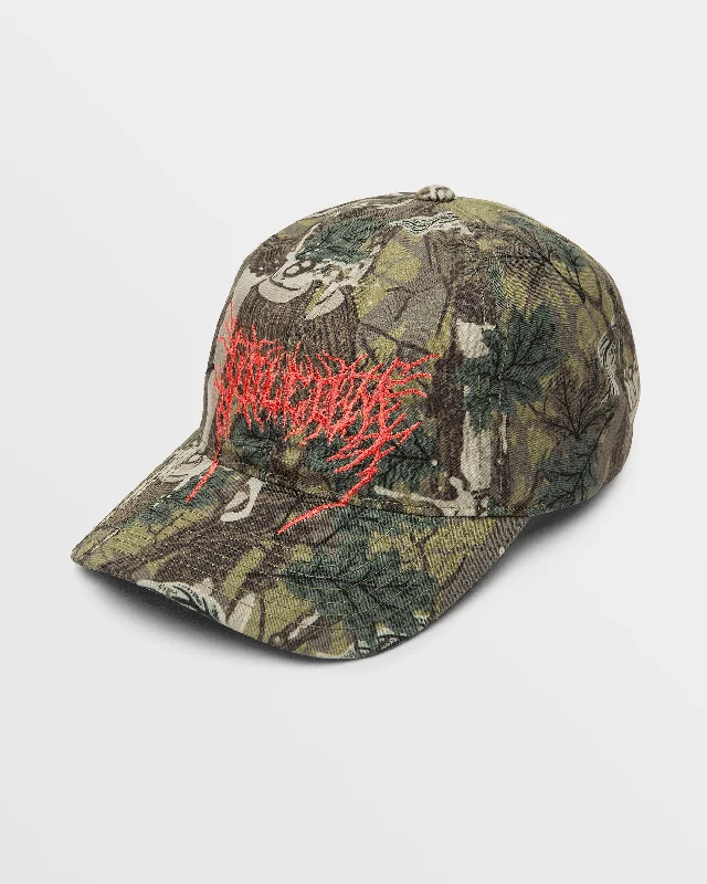 Lightweight men hoodie with mesh panels for breathability Metal Trip Adjustable Hat - Camouflage