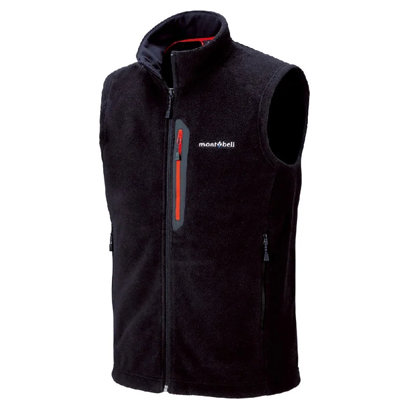 Men fleece - trimmed ski masks for winter sports Montbell Mens Climaplus 200 Vest