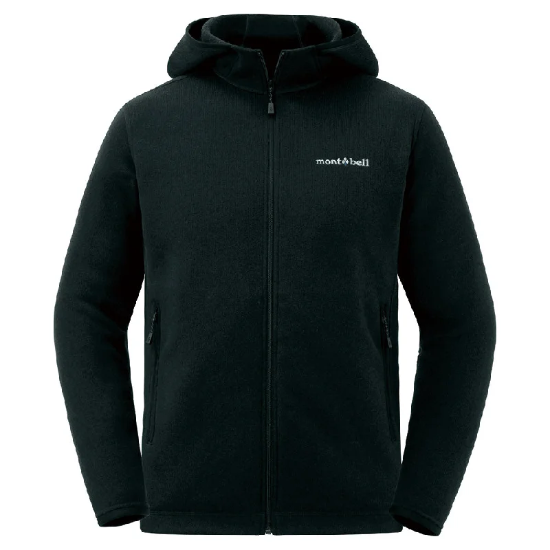 Men fleece - lined leather jackets for a luxurious feel Montbell Mens Climaplus Knit Parka