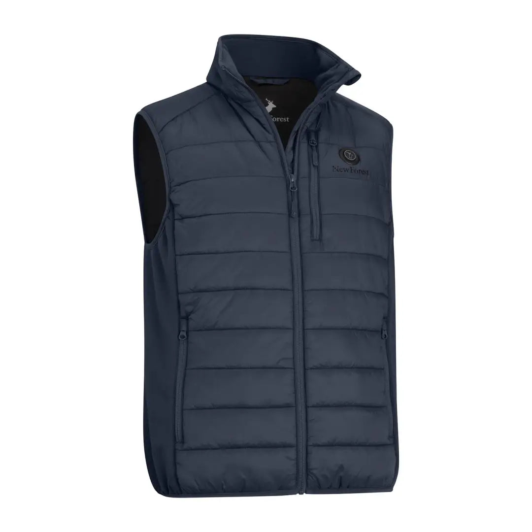 Zip - front men vest with multiple inner pockets for storage New Forest Heated Gilet