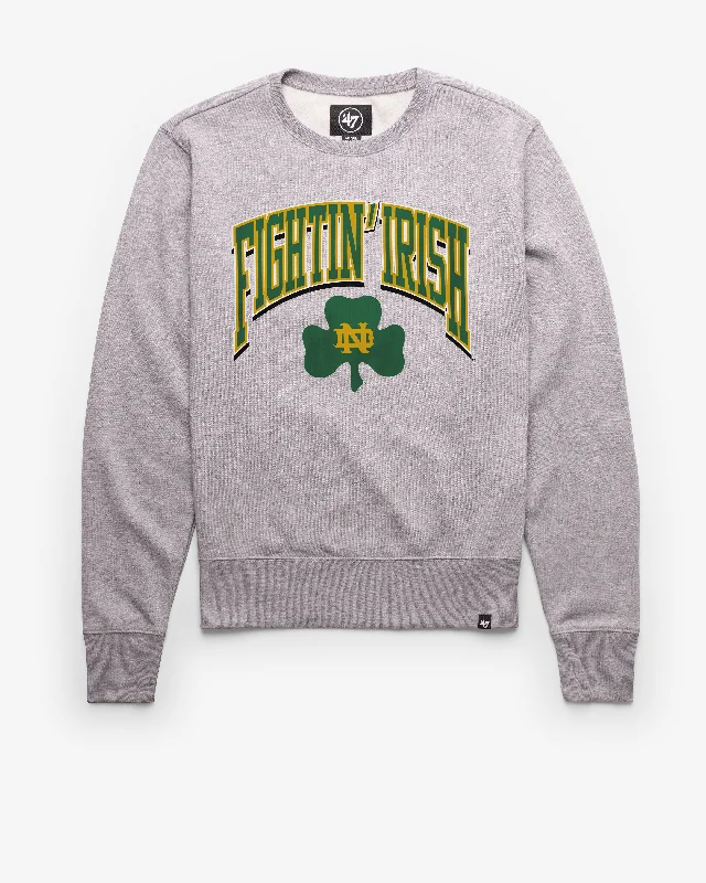 Christmas - themed men sweatshirt for the holiday season NOTRE DAME FIGHTIN IRISH VINTAGE WALK TALL '47 HEADLINE CREW