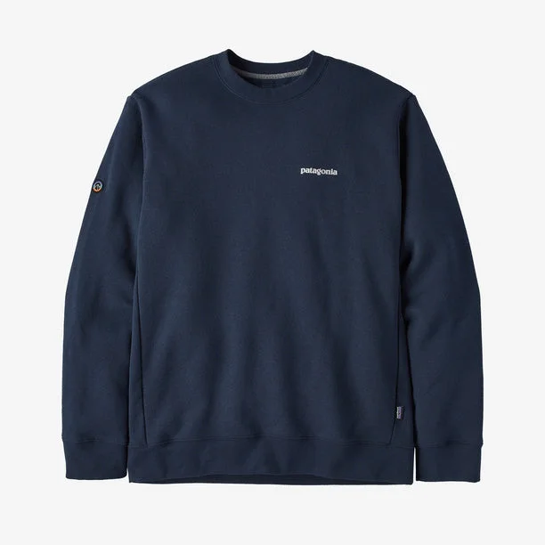 Men's Camouflage Print Pullover in Olive Green for Hunting and Camping Trips Patagonia Fitz Roy Icon Uprisal Crew Sweatshirt - New Navy