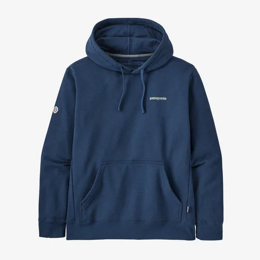 Regular Fit Men's Denim - Look Pullover in Blue for a Casual and Edgy Outfit Patagonia Fitz Roy Icon Uprisal Hoody - Lagom Blue