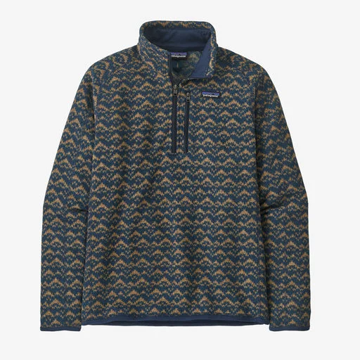 Plus Size Men's Henley - Style Pullover in Burgundy with Buttons for a Stylish and Comfortable Look Patagonia Men's Better Sweater® 1/4-Zip Fleece - Mountain Peak: New Navy