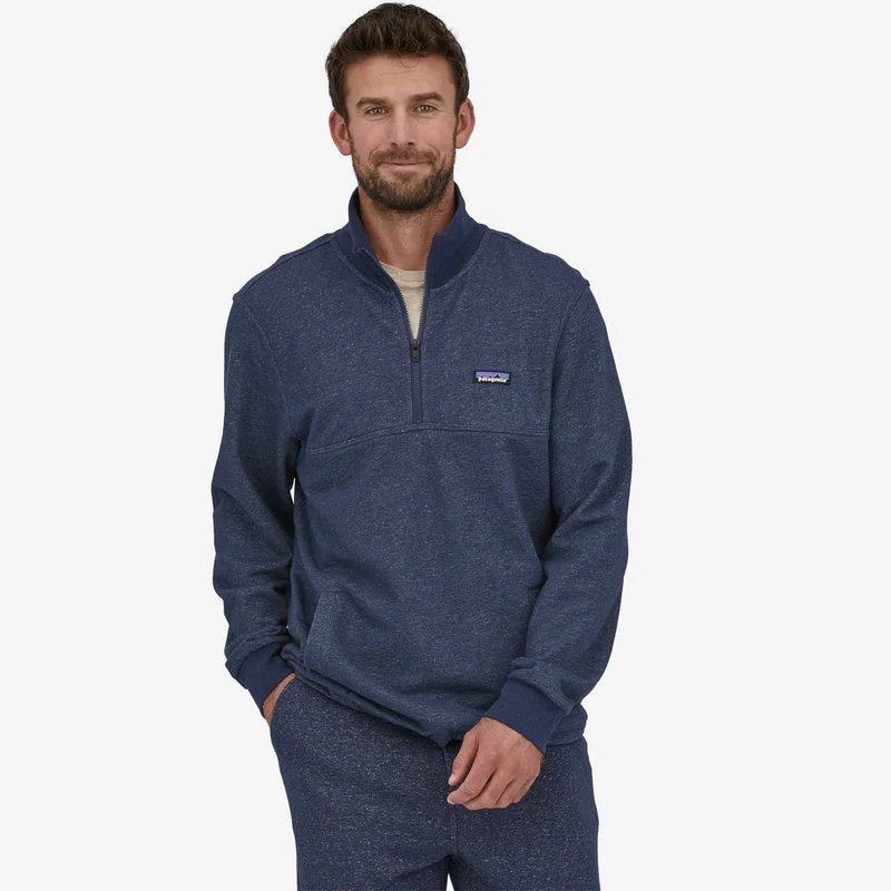 Plus Size Men's Henley - Style Pullover in Burgundy with Buttons for a Stylish and Comfortable Look Patagonia Men's Mahnya Fleece Pullover - New Navy