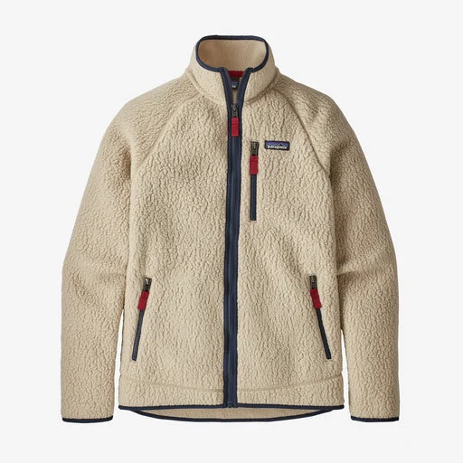 Men's Camouflage Print Pullover in Olive Green for Hunting and Camping Trips Patagonia Men's Retro Pile Fleece Jacket - El Cap Khaki